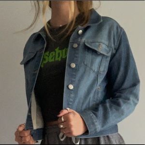 Lightwash Denim Jacket - Gap